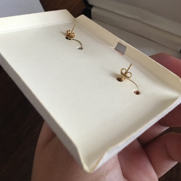 Gold earrings - Picture 3 of 4