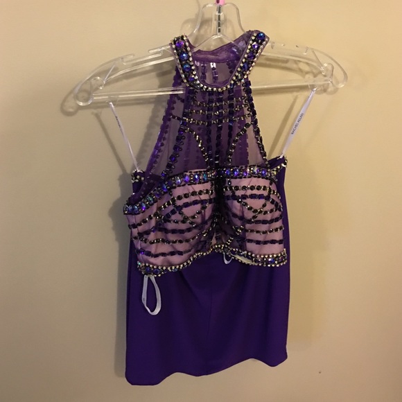 2 piece Rachel Allan Homecoming dress
