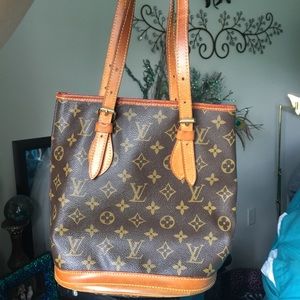 SOLD- Authentic Louis Vuitton PM Bucket