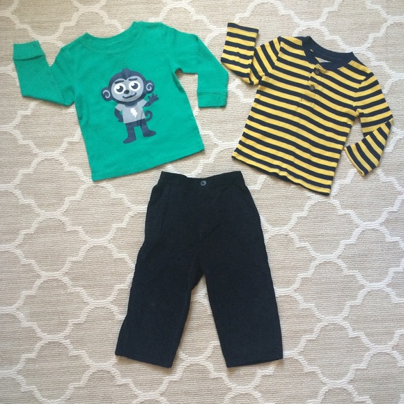 ⛔️ SOLD! Two Long Sleeves & Corduroy Pant Bundle⛔️