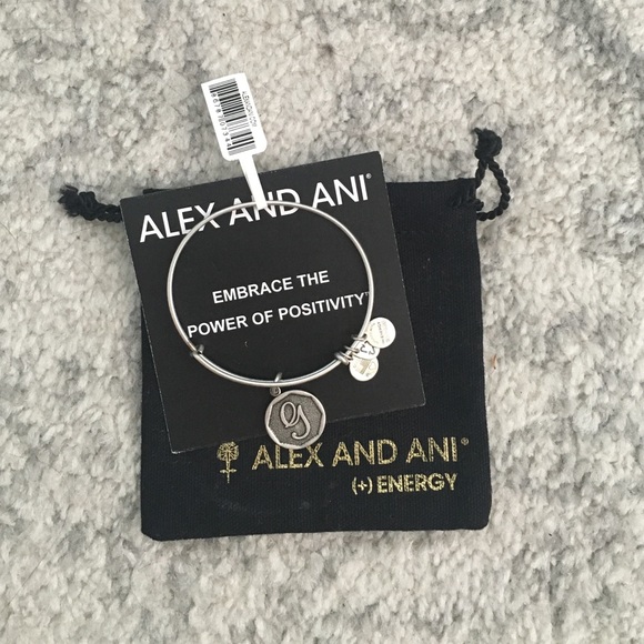 Alex & Ani letter "G" bangle