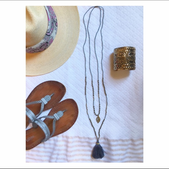 Beaded Tassel necklace