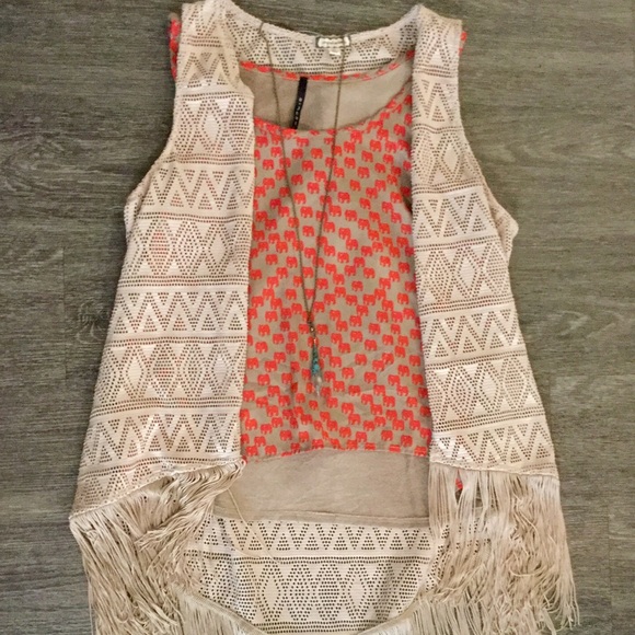 Elephant Print Crop Top