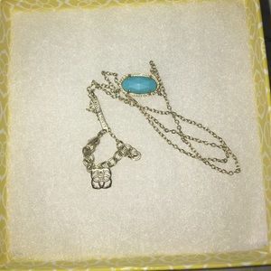 Turquoise Elisa style Kendra Scott necklace