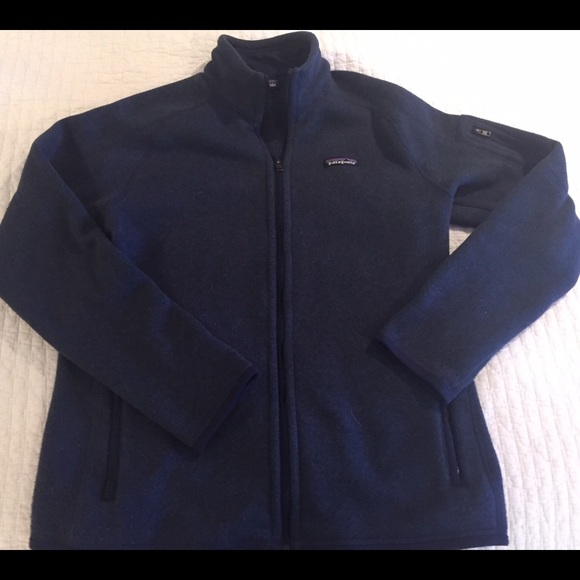 Patagonia Better Sweater jacket size L navy blue
