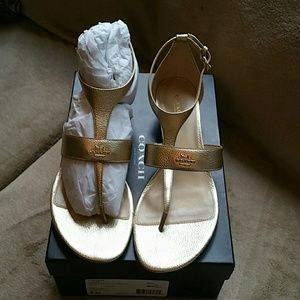 Coach Metallic Vienna Sandal