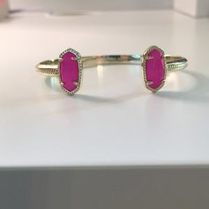 Kendra Scott 'Elton' Station Cuff in Magenta