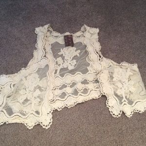 Lace vest