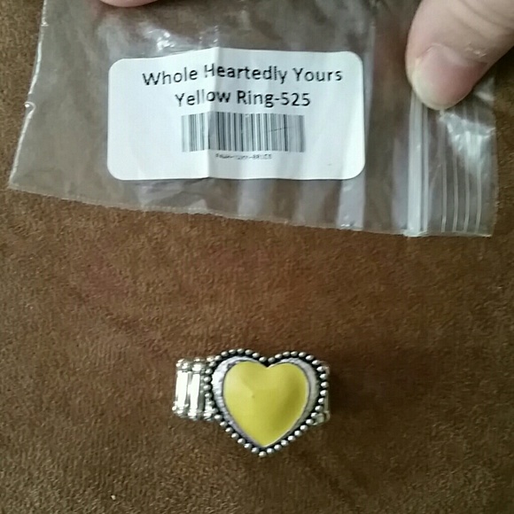 yellow heart ring