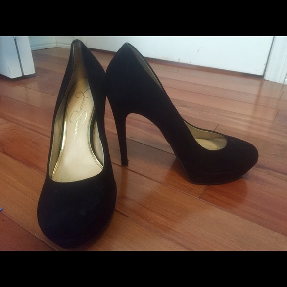 Jessica Simpson Suede Platform Pumps