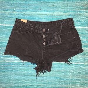 Black high wasted Shorts