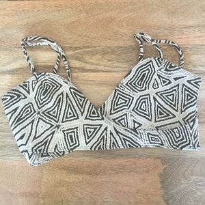 Beach Riot bikini top NWOT