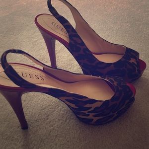 Guess cheetah shoes