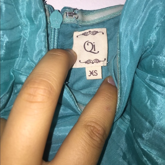 Turquoise dress - Picture 2 of 2