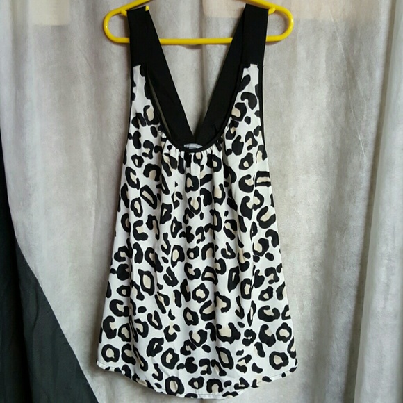 Charlotte Russe animal print blouse