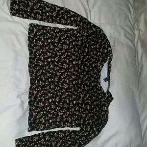 Forever 21 long sleeved crop top
