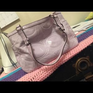 Purple Coach Purse