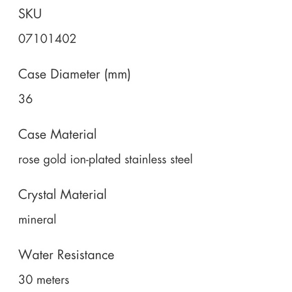 Movado Rose Gold Watch - Picture 3 of 3