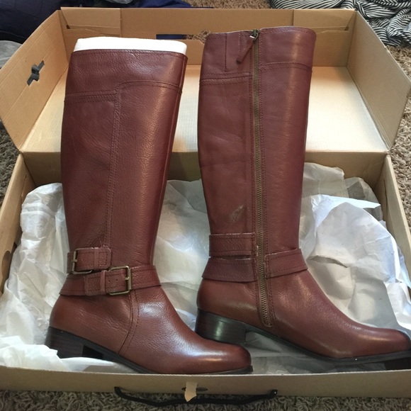 chocolate brown riding boots