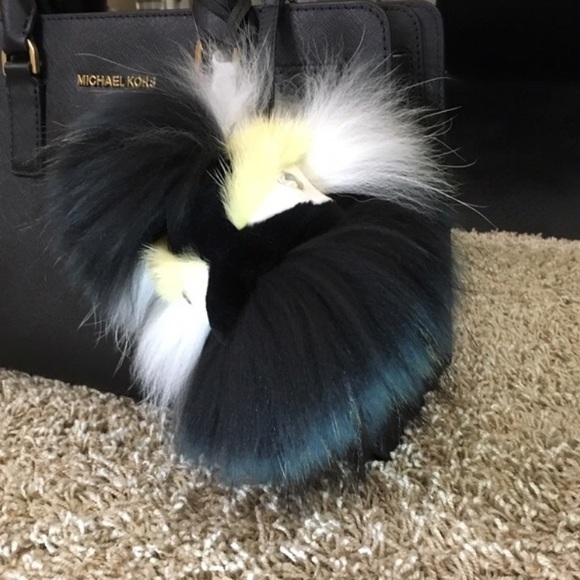 🤖Monster Keychain🤖 Brand new real fur! - Picture 3 of 4