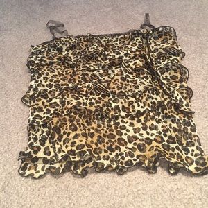 Cheetah tank top