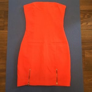 SOLD! Strapless body-con Zara dress
