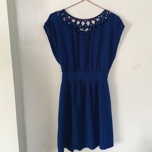 Royal blue dress