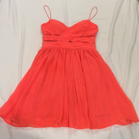 Bright Orange Formal Dress