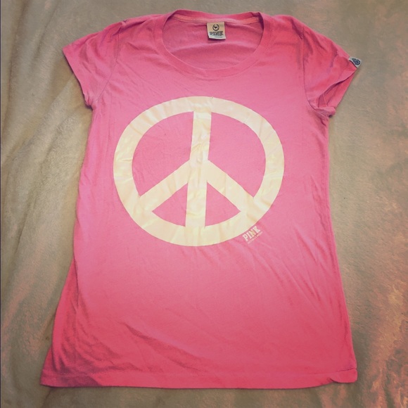 Victoria's Secret Pink Peace T-Shirt