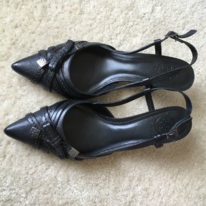 Tory Burch sling backs, great for work.