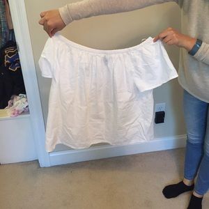 Gap white off the shoulder top