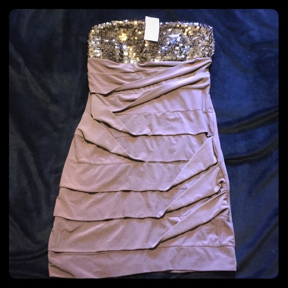 Sequined top dress