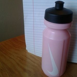 Pink Nike water bottle