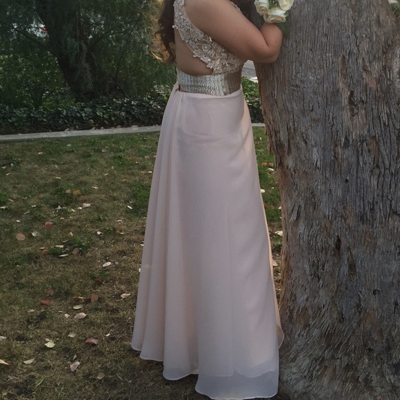 Nudish Baby Pink Prom Dress - Picture 3 of 4