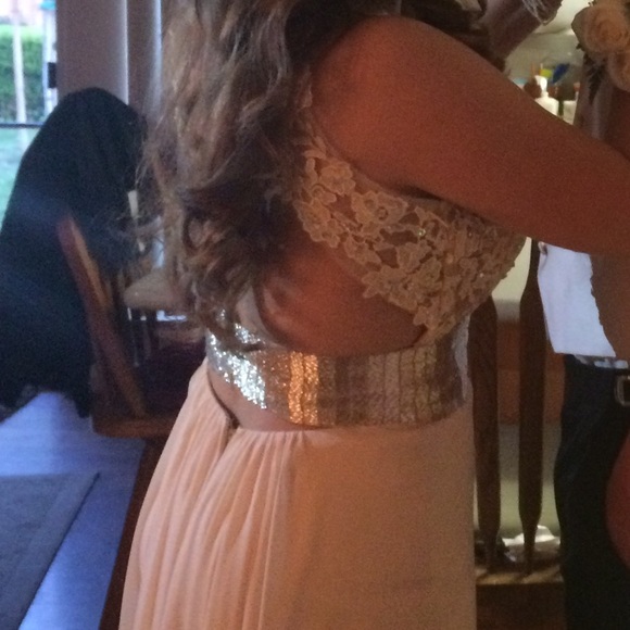 Nudish Baby Pink Prom Dress - Picture 4 of 4