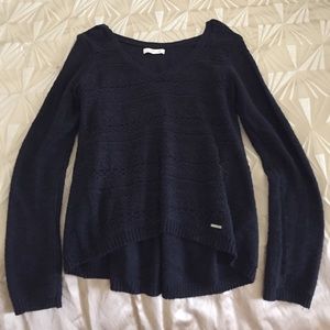 Dark blue comfy knit sweater