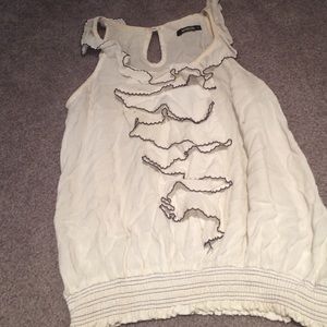 Ruffled tank top