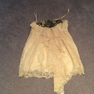 Lace tank top