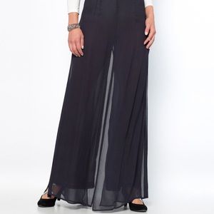 Cosmo Pronto Moda Black Palazzo - Made in Italy