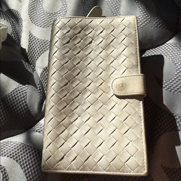 Bottega veneta white wallet