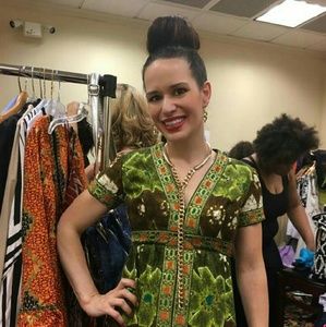 Vintage Afrikan Print Dress