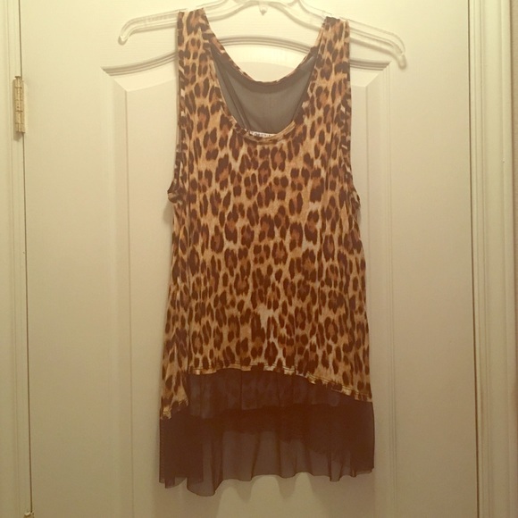 Leopard print camisole