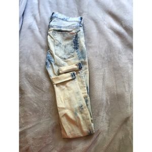 acid wash Hudson jeans