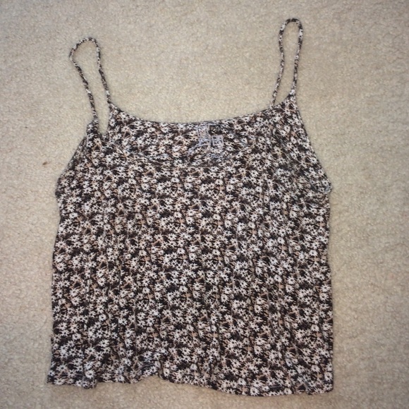 Pacsun floral crop top