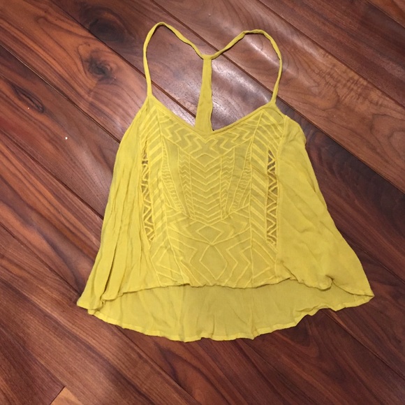 Ecote yellow tank top