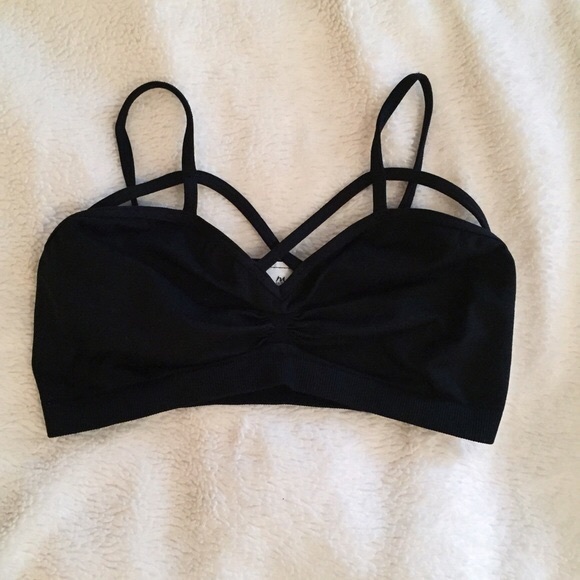 LF black bralette