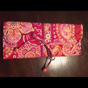 Vera Bradley Raspberry Fizz Brush holder- nwot