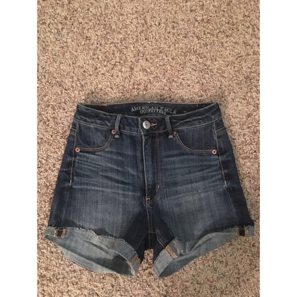 American eagle high waist shorts sz 4 dark wash