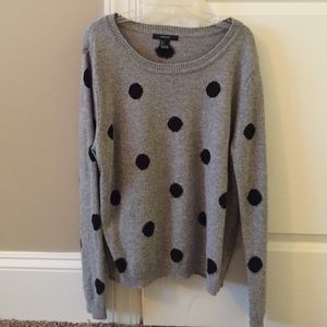 Oversized Polka Dot Sweater
