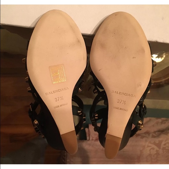 BRAND NEW! BALENCIAGA ARENA GLADIATOR WEDGE SANDAL - Picture 2 of 3